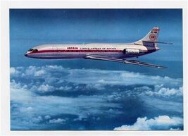 IBERIA Linea Aereas De Espana Caravelle X-R Postcard - $13.86
