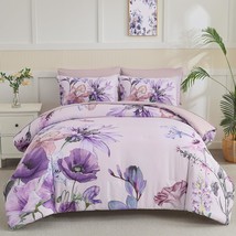 Yogeneg King Size Comforter Set 7 Piece Bed In A Bag,Elegant, Purple Flo... - $1,605.34 MXN