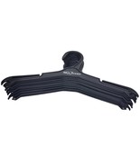 Set of 20 Lingerie Style Hangers Black Plastic - Larger quantities avail... - £7.89 GBP