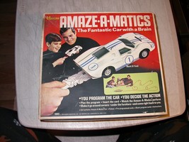 Hasbro Amaze-A-Matics Programmable Car with a Brain Toy 1969 Mark IV Ford Vtg - $24.99
