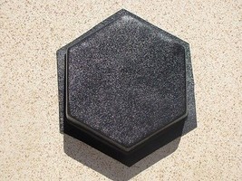 6 Hexagon Driveway Patio Paver Molds 9&quot;x2.5&quot; Make 100s of DIY Pavers For... - £47.39 GBP