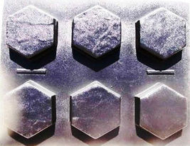 6 Hexagon Driveway Patio Paver Molds 9"x2.5" Make 100s of DIY Pavers For Pennies image 4