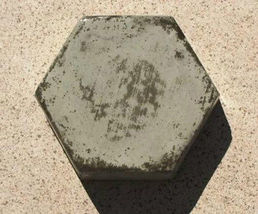 6 Hexagon Driveway Patio Paver Molds 9"x2.5" Make 100s of DIY Pavers For Pennies image 6
