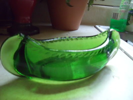 Depression Glass Green Canoe - $30.00
