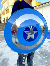 Avengers Captain America shield 24&quot; metal shield halloween Costume Prop shield - £75.17 GBP