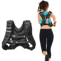 VEVOR Weighted Vest, 20 lbs with Reflective Stripe, Adjustable Buckle   ... - $40.99