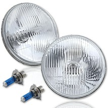 7&quot; Stock H4 Halogen Headlight Super White 12V 90/100W Light Bulb Headlam... - £54.71 GBP