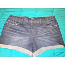 Time and Tru Jeans Shorts Womens 18 Blue Denim Cut-Off Pockets Outdoor (... - $19.79
