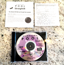 Virtual Pool Pc CD-ROM Interplay 1995 With Manual &amp; Registration Card - £3.15 GBP