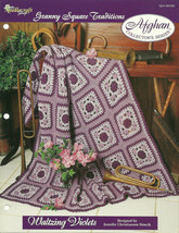 Needlecraft Shop Crochet Pattern 962380 Waltzing Violets Afghan Collector Series - £2.34 GBP