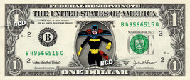 BATGIRL on a REAL Dollar Bill Cash Money DC Comics Collectible Memorabilia Bank - £5.23 GBP