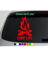 CAMP LIFE Camping RV Life Nature Parks Sticker Vinyl Decal CHOOSE SIZE C... - €2,85 EUR+