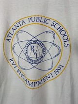 Vintage Atlanta T Shirt Public Schools Single Stitch Screen Stars XL USA... - $24.99