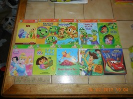 lot of 10 Leap Frog Tag Junior Board Books Pooh Dora Princess Toy Story Cars Tad - £26.31 GBP