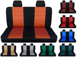 Truck seat covers fits 1995-1999 Chevy C/K 1500  only for solid Rear bench - £62.75 GBP
