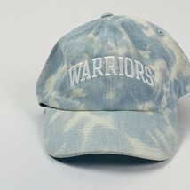 Mitchell &amp; Ness NBA Warriors Blue Tie Dye BasketBall Adjustable Cap - £15.03 GBP