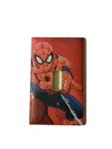 Spiderman Light Switch Cover Plate Playroom Kids Room Cartoon Decor Nursery - £7.87 GBP