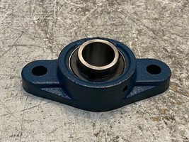 Flange Bearing 2-Bolt PL205 25mm Bore 12mm Holes 5-1/8&quot; Long UC205-16 - $28.49