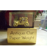 Antique car encased in cube paperweight new in box - £17.43 GBP