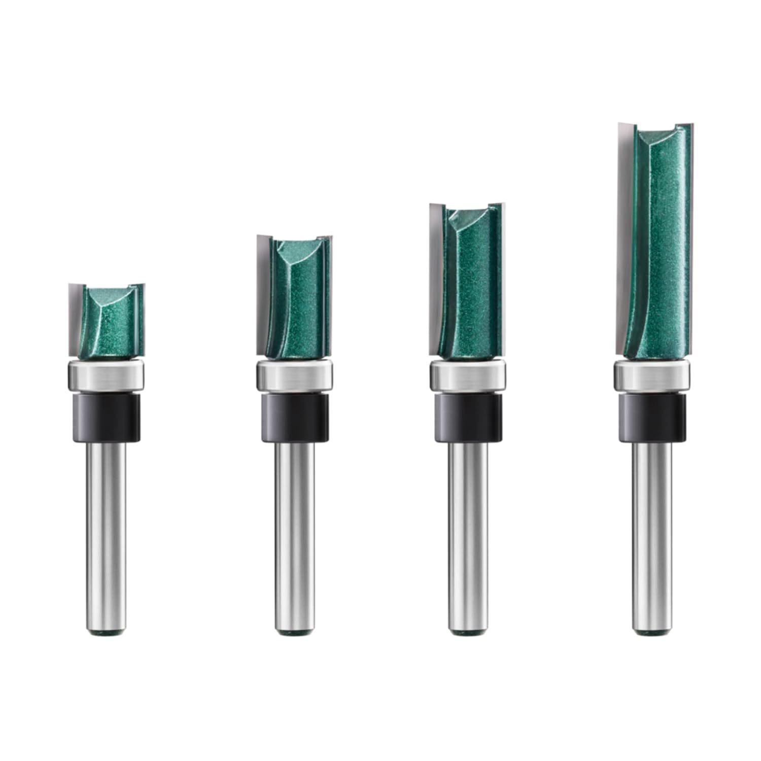 Pattern Flush Trim Router Bits 1/4 Shank, Bottom Bearing Pattern Router ... - $35.99