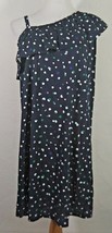 Joe Fresh Womens Dress Size Small Polka Dot Navy Multicolor Popover Bust... - $14.99