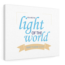  Light Of The World Matthew 5:14 Bible Verse Canvas Christian Wa - £60.09 GBP+