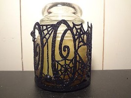 Glitter Spiderweb Jar Candle Sleeve - £4.84 GBP