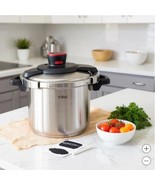 T-Fal Stovetop Pressure Cooker Stainless Steel 8-Quart Clipso PFOA PTFE ... - $202.17 CAD