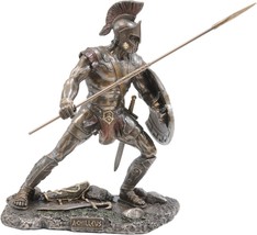 Achilles Greek MythologyTrojan War Hero Cold Cast Bronze Statue 22.5cm / 8.85&#39; - £103.04 GBP