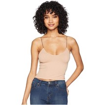 Free People Women&#39;s Skinny Strap Seamless Brami, Nude, Pink, M-L - £13.74 GBP