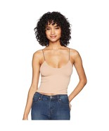 Free People Women&#39;s Skinny Strap Seamless Brami, Nude, Pink, M-L - £14.13 GBP