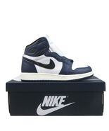 Air Jordan 1 Retro High OG "Midnight Navy" Sneakers GS Size 7Y NEW FD143... - $99.95