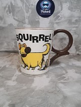Disney Pixar UP! Squirrel! 12oz Coffee Tea Mug Cup Ceramic Doug &amp; Kevin - £11.45 GBP