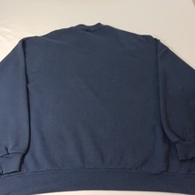 Vintage Jerzees Sweatshirt Adult Men's 3X Blue Sweater Chest 54" Made In USA image 9
