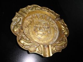 Nautical Brass Ashtray  7" Diameter image 3