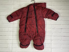 Air Jordan Baby Boy Winter Puffer Hooded Snowsuit Coveralls Bunting 3-6 ... - £24.64 GBP