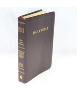 King James Compact Giant Print  Reference Bible Burgundy Bonded Leather ... - $132.11 CAD