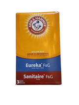 Arm &amp; Hammer Odor Eliminating Vacuum Bags Eureka F &amp; G Sanitaire 3 pack - £6.26 GBP