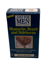 VTG Just For Men Brush-In Color Gel Mustache Beard Sideburns Natural Lig... - €17,11 EUR