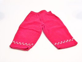 Girls Toddler 18 Months Baby Long Pants Corduroy Pants Dark Pink   - £3.18 GBP