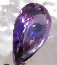 9.61 Ct Pear Cut Dark Violet Amethyst Lose Stone - $50.00