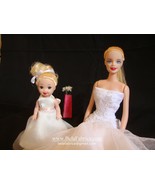 Flower Girl Dress Custom Miniature Replica Kelly Chelsea Doll Gift for G... - $20.00
