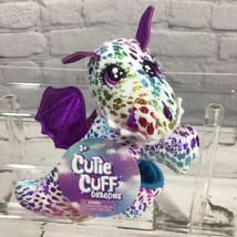 Cutie Cuff Dragon Shimmer Rainbow Plush Slap Bracelet Bullsitoy New - $9.89