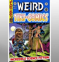   &quot;Weird Tiki Comics cover # 2&quot; ( Sci-Fi  &amp; Comics Art ) - £19.54 GBP