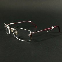 Emporio Armani Eyeglasses Frames EA 9084 GW5 Purple Pink Half Rim 51-17-130 - £65.66 GBP