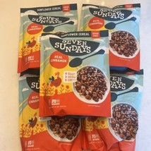 5 ct Seven Sundays Sunflower Cereal Real Cinnamon Zero Grain/Gluten *No ... - £27.33 GBP