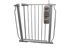 BalanceFrom Auto Close Baby/Pet/Safety Gate 30&quot; Tall 29.1&quot;-33.8&quot; Wide White -New - £10.86 GBP
