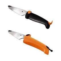 Kuhn Rikon of Switzerland kinderkitchen Children&#39;s Dog Knife Set, Black / Orange - $35.00