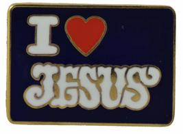 I Love Jesus Lapel Pin Or Hat Pin - Veteran Owned Business - £4.44 GBP
