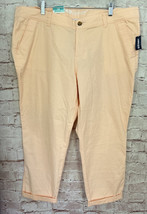 Old Navy Womens Slim Chino Pant Boyfriend Fit Georgia Peach Size 18 Reg NEW - £22.91 GBP